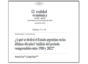 ¿A qué se dedicó el Estado argentino en las últimas décadas? Análisis del periodo comprendido entre 1980 y 2022